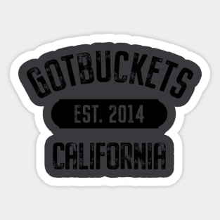 Gotbuckets California Sticker